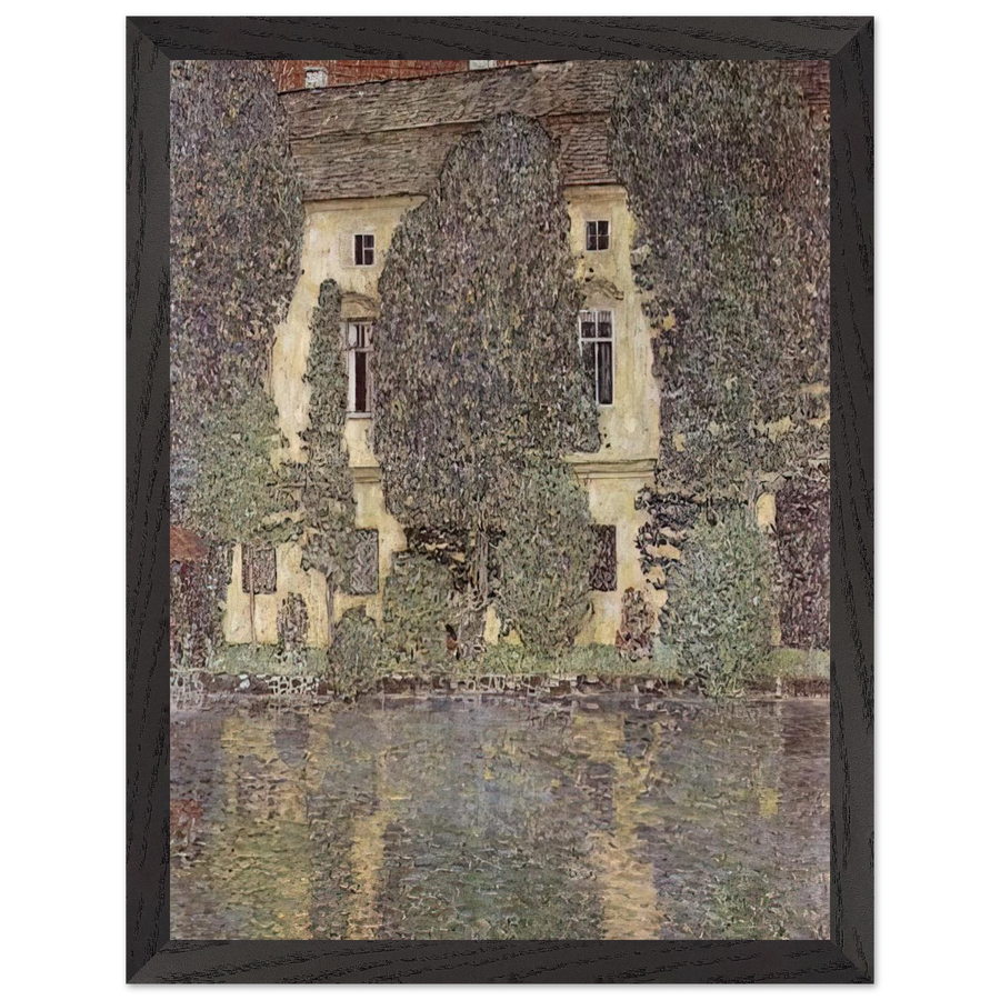 THE SCHLOSS KAMMER ON THE ATTERSEE III 1910 by Gustav Klimt — Framed art print at Zephyeer