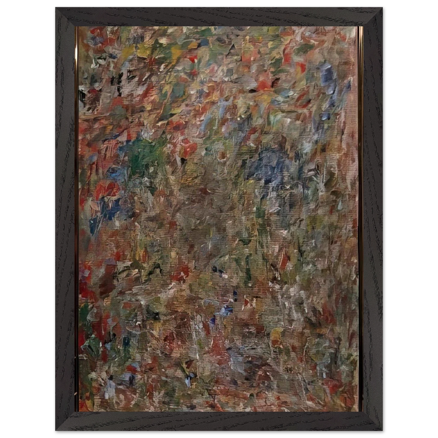 ABSTRACTION 1963 by Milton Resnick — Framed art print at Zephyeer
