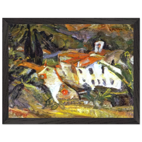 CERET LANSCAPE by Chaim Soutine — Framed art print at Zephyeer