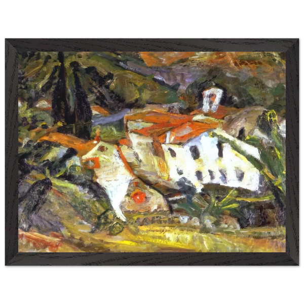 CERET LANSCAPE by Chaim Soutine — Framed art print at Zephyeer