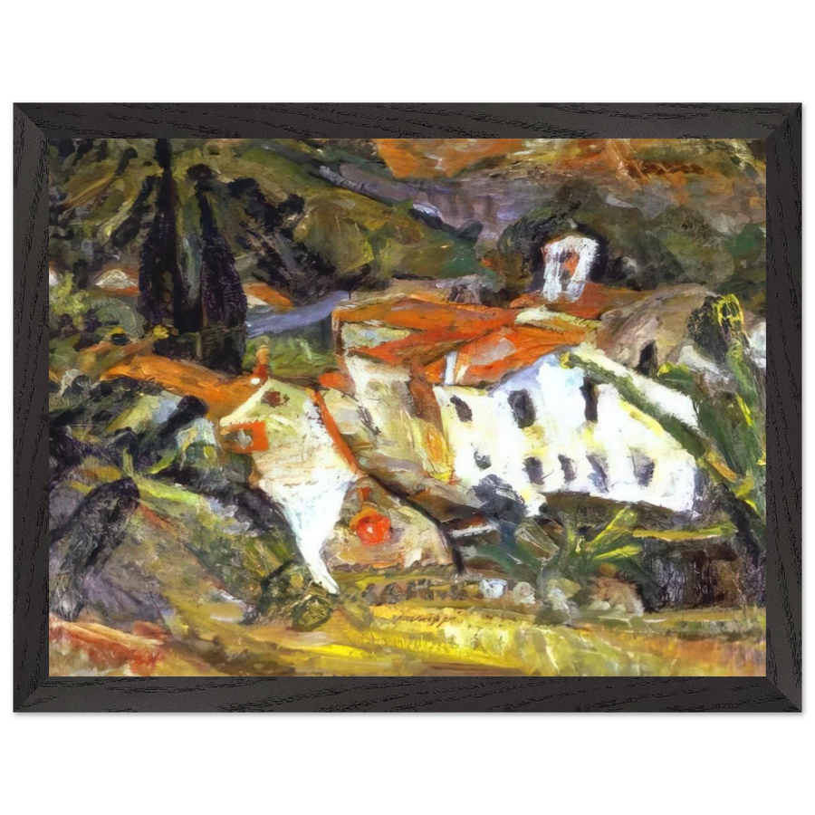 CERET LANSCAPE by Chaim Soutine — Framed art print at Zephyeer