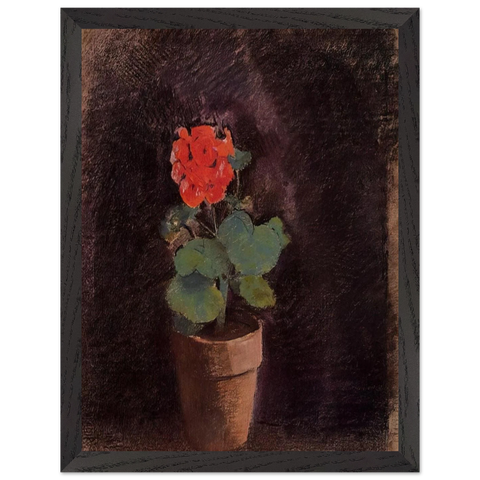 GERANIUM by Odilon Redon — Framed art print at Zephyeer
