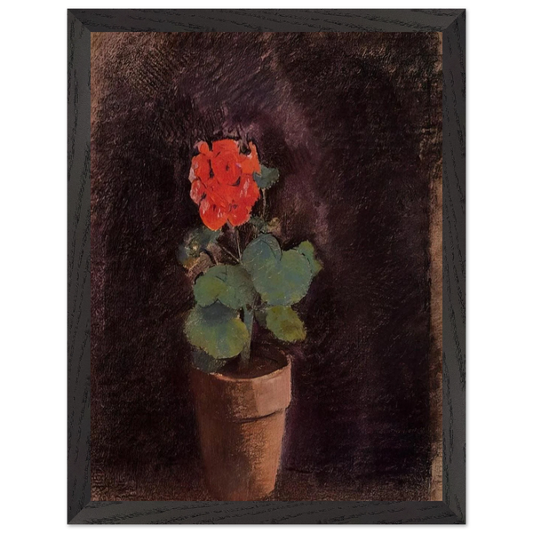 GERANIUM by Odilon Redon — Framed art print at Zephyeer