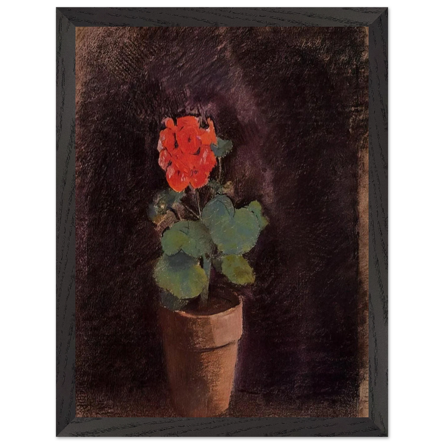 GERANIUM by Odilon Redon — Framed art print at Zephyeer