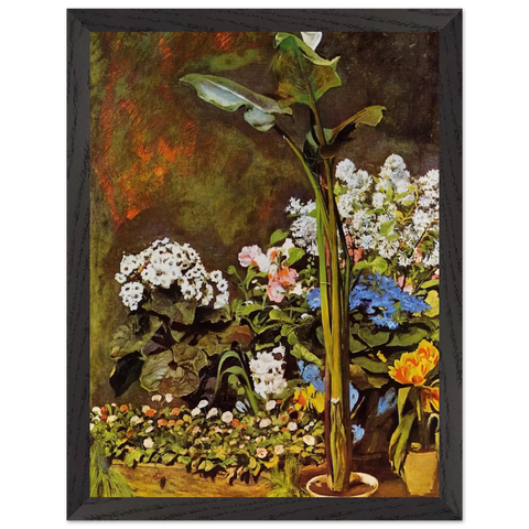Arum and Conservatory Plants by Pierre-Auguste Renoir — Framed art print at Zephyeer