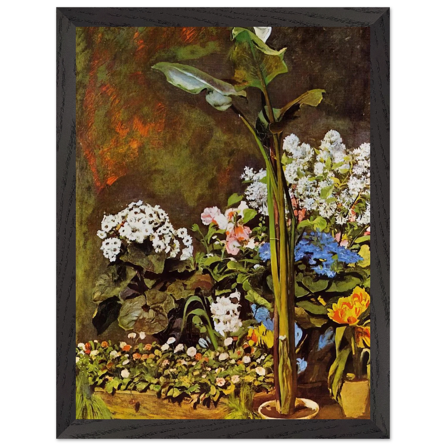 Arum and Conservatory Plants by Pierre-Auguste Renoir — Framed art print at Zephyeer