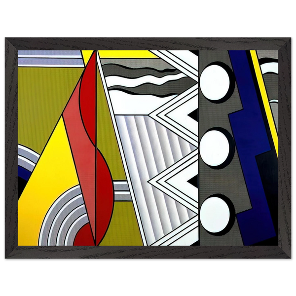 MODERN PAINTING WITH CLEF 1967 by Roy Lichtenstein — Framed art print at Zephyeer