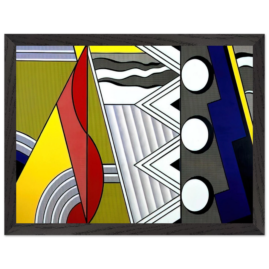 MODERN PAINTING WITH CLEF 1967 by Roy Lichtenstein — Framed art print at Zephyeer