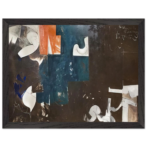 The Houston Scene - 1959 by Hassel Smith — Framed art print at Zephyeer