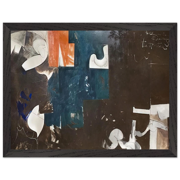 The Houston Scene - 1959 by Hassel Smith — Framed art print at Zephyeer