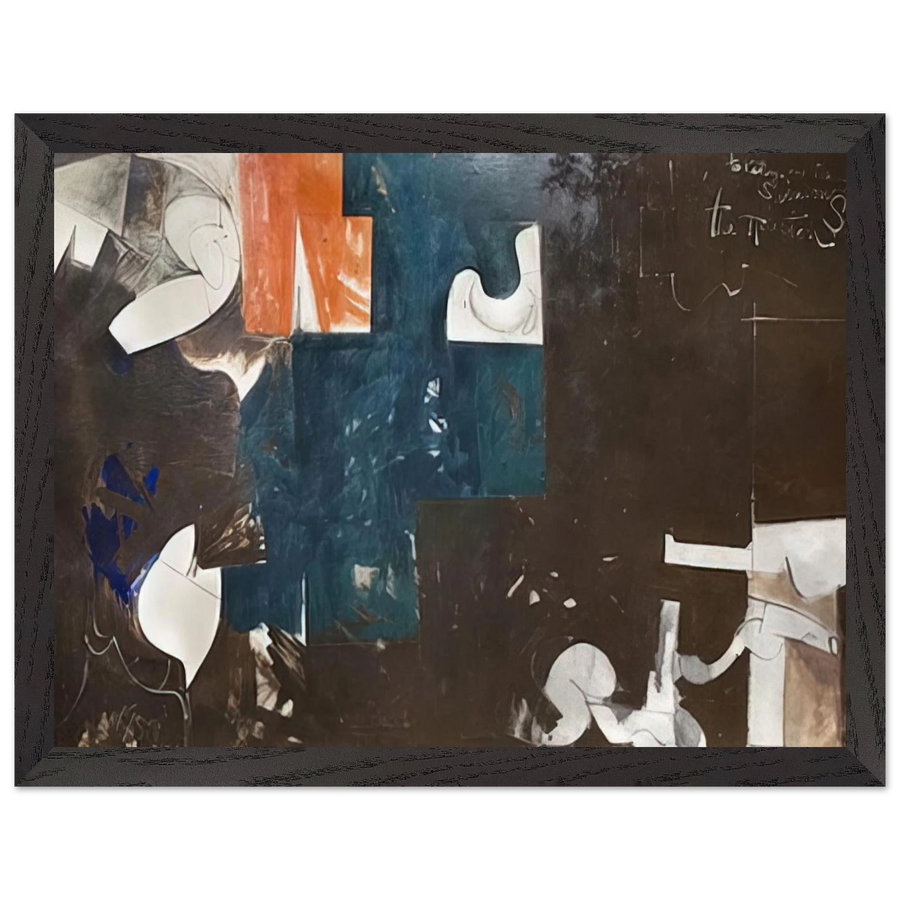 The Houston Scene - 1959 by Hassel Smith — Framed art print at Zephyeer