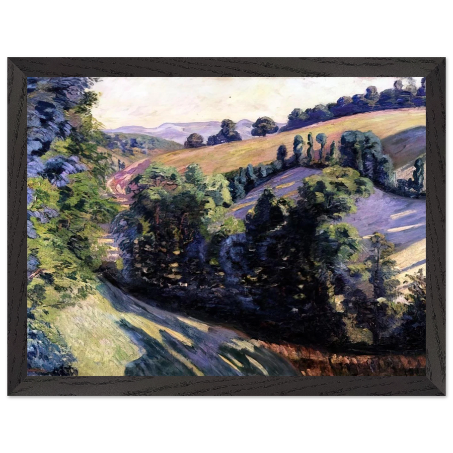 Landscape at Pontgibaud by Armand Guillaumin — Framed art print at Zephyeer