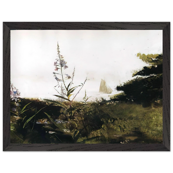 UNDER SAIL by Andrew Wyeth — Framed art print at Zephyeer