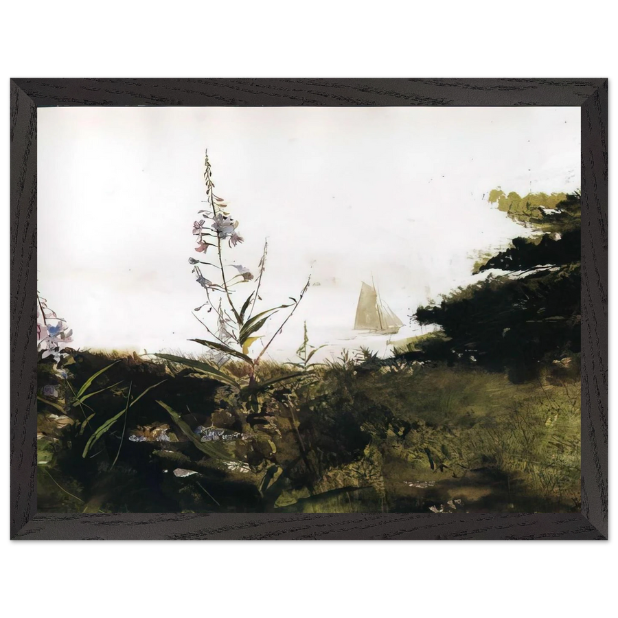 UNDER SAIL by Andrew Wyeth — Framed art print at Zephyeer