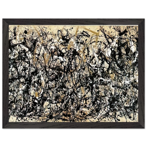 NOT_DETECTED_185311 by Jackson Pollock — Framed art print at Zephyeer