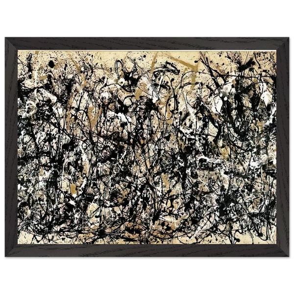 NOT_DETECTED_185311 by Jackson Pollock — Framed art print at Zephyeer