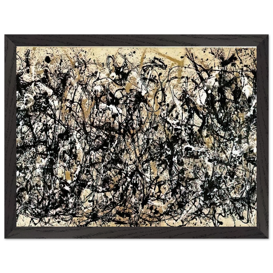 NOT_DETECTED_185311 by Jackson Pollock — Framed art print at Zephyeer
