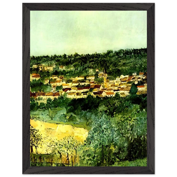 VIEW OF MONTMAGNY by Maurice Utrillo — Framed art print at Zephyeer