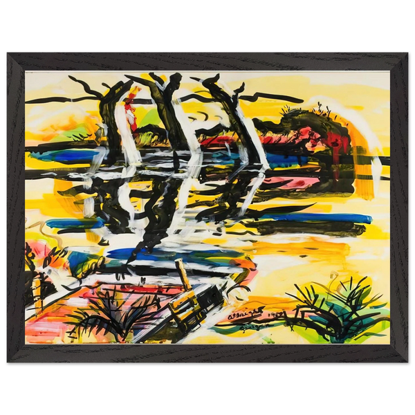 THREE TREES GEORGIA 1969 by Ivan Albright — Framed art print at Zephyeer