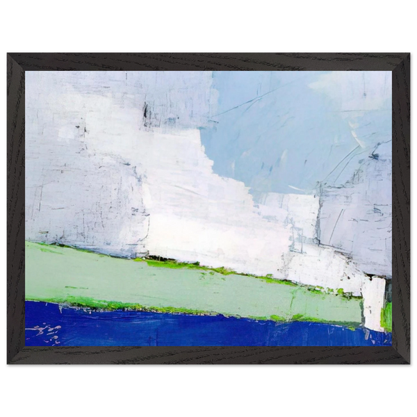 Paysage de Vaucluse No. 3 - 1953 by Nicolas de Stael — Framed art print at Zephyeer