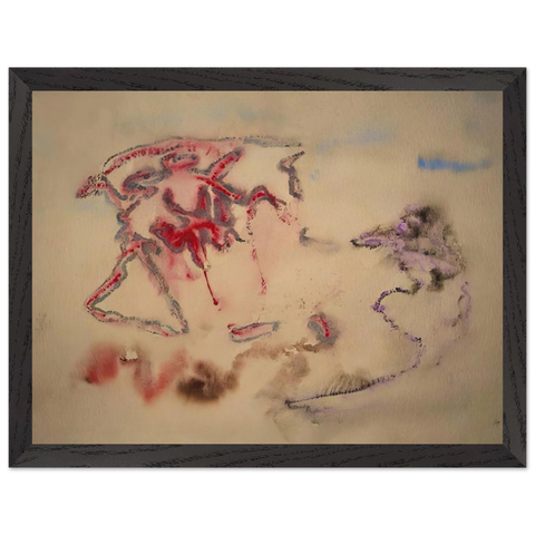 Untitled - 1957 - 1958 France by Henri Michaux — Framed art print at Zephyeer