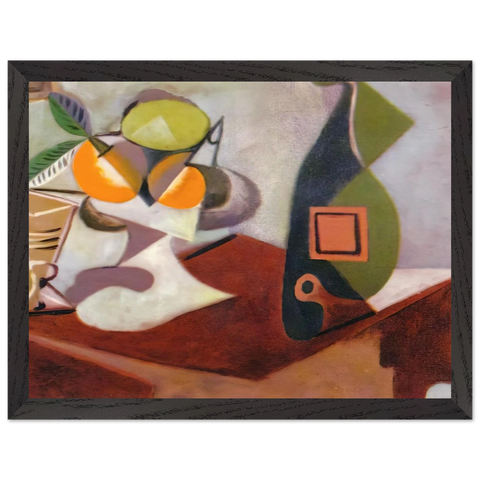 Still life with lemon and oranges by Pablo Picasso — Framed art print at Zephyeer