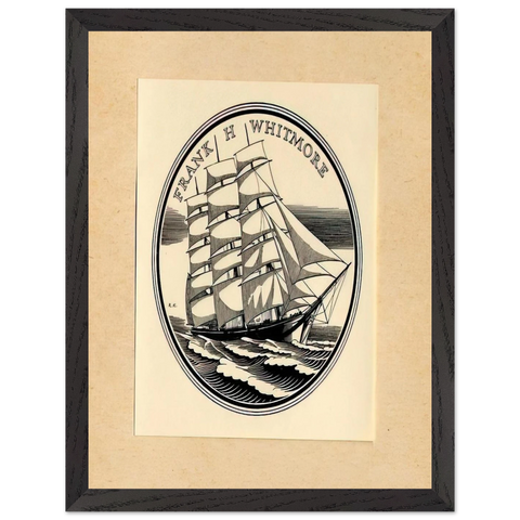 Illustration to Frank H. Whitmore by Rockwell Kent — Framed art print at Zephyeer