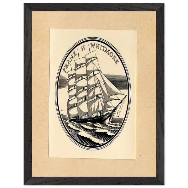 Illustration to Frank H. Whitmore by Rockwell Kent — Framed art print at Zephyeer