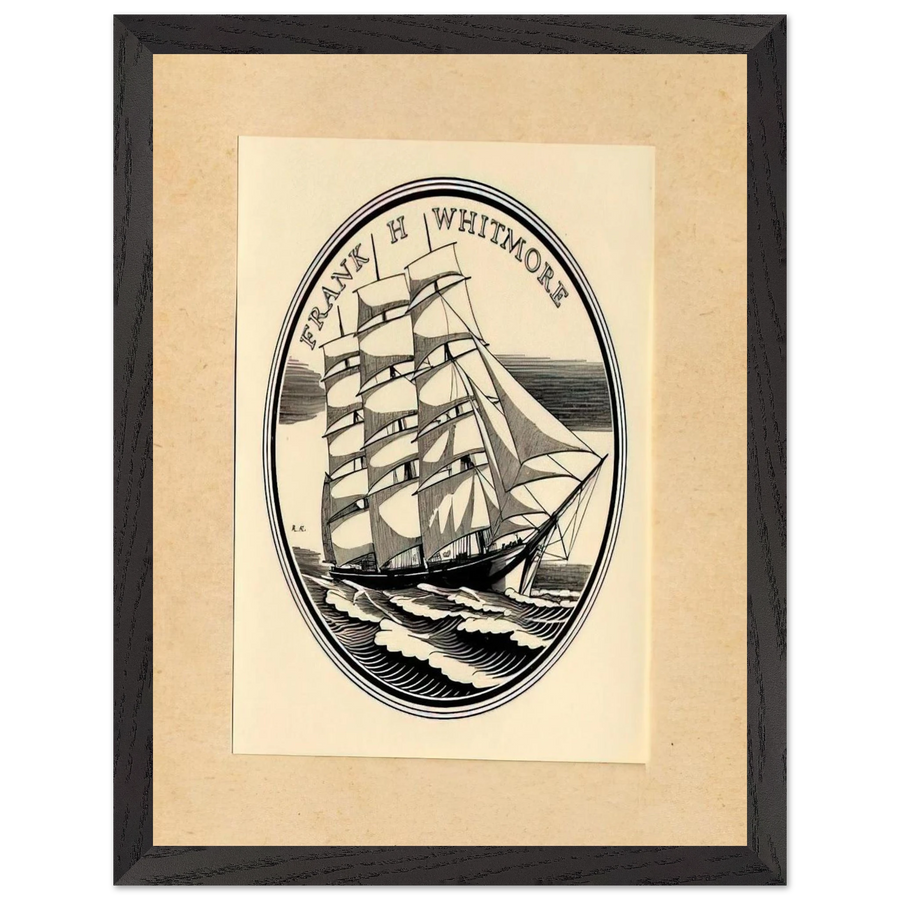Illustration to Frank H. Whitmore by Rockwell Kent — Framed art print at Zephyeer