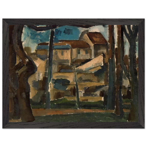 LANDSCAPE OF CARRI RES 1909 by Andre Derain — Framed art print at Zephyeer