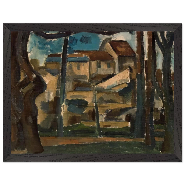 LANDSCAPE OF CARRI RES 1909 by Andre Derain — Framed art print at Zephyeer