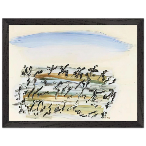 UNTITLED 4 by Henri Michaux — Framed art print at Zephyeer