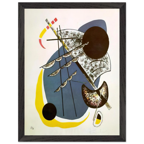 SMALL WORLDS II 1922 by Wassily Kandinsky — Framed art print at Zephyeer