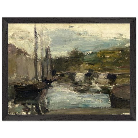 BRITTANY ALSO KNOWN AS BOAT 1896 by Henri Matisse — Framed art print at Zephyeer