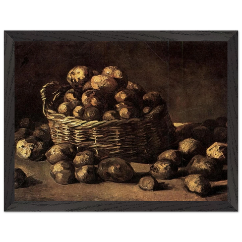 Basket of Potatoes by Vincent van Gogh — Framed art print at Zephyeer