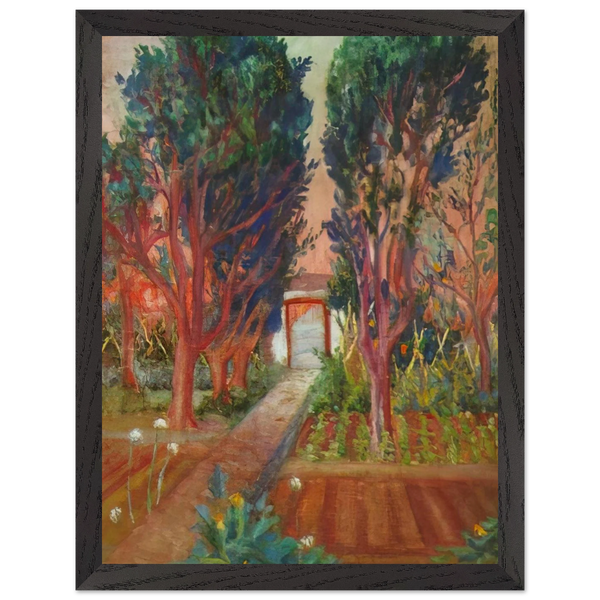 THE VEGETABLE GARDEN OF LLANER by Salvador Dali — Framed art print at Zephyeer