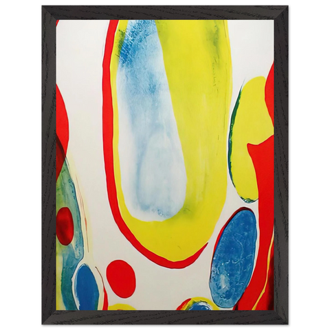 Red, Yellow and Blue by Alice Baber — Framed art print at Zephyeer
