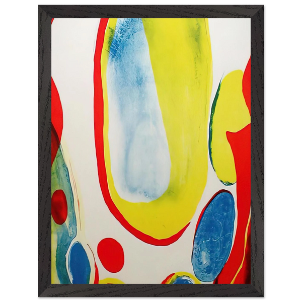 Red, Yellow and Blue by Alice Baber — Framed art print at Zephyeer