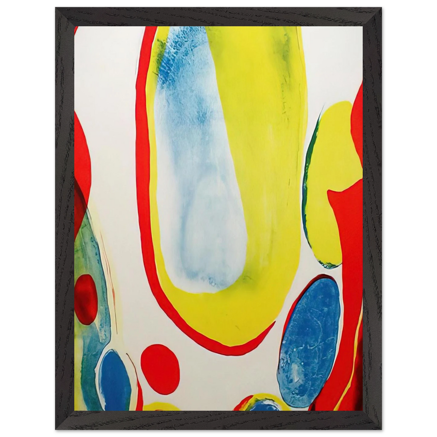Red, Yellow and Blue by Alice Baber — Framed art print at Zephyeer