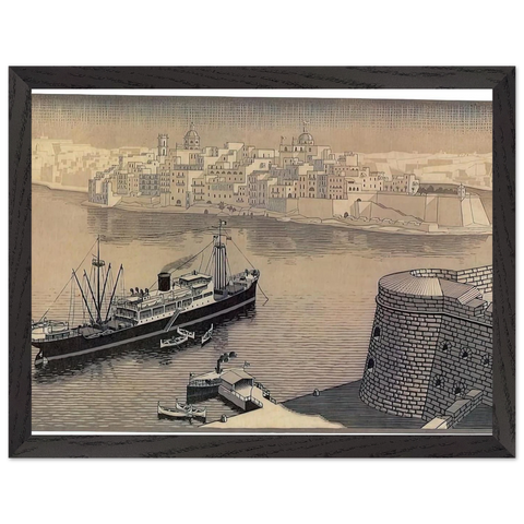 SENGELA MALTA by MC Escher — Framed art print at Zephyeer