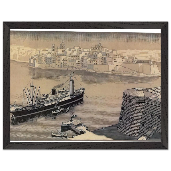 SENGELA MALTA by MC Escher — Framed art print at Zephyeer