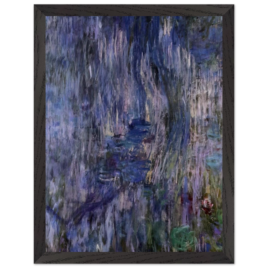 Water Lilies, Reflection of a Weeping Willows by Claude Monet — Framed art print at Zephyeer