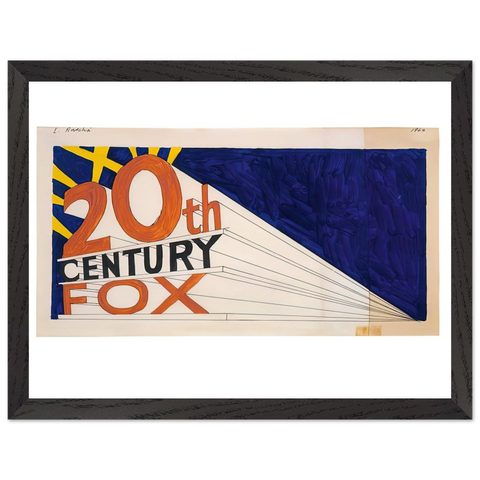 TRADEMARK 7 1962 by Edward Ruscha — Framed art print at Zephyeer
