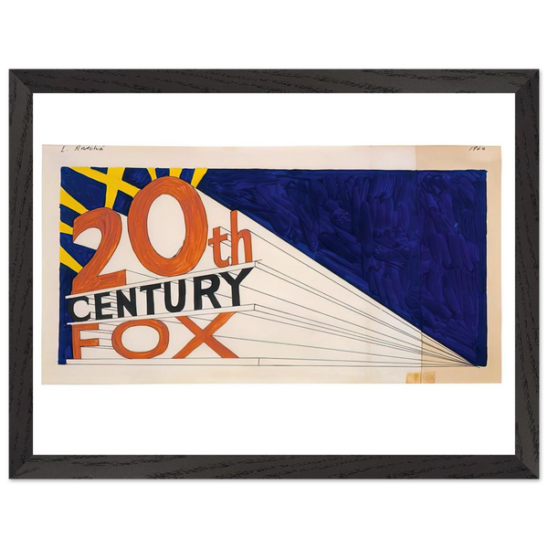 TRADEMARK 7 1962 by Edward Ruscha — Framed art print at Zephyeer