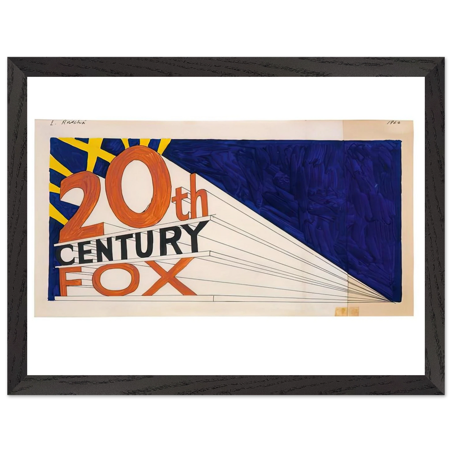 TRADEMARK 7 1962 by Edward Ruscha — Framed art print at Zephyeer