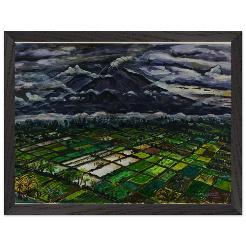 MT SEMERU JADKA KURA JAVA 1969 by Ivan Albright — Framed art print at Zephyeer