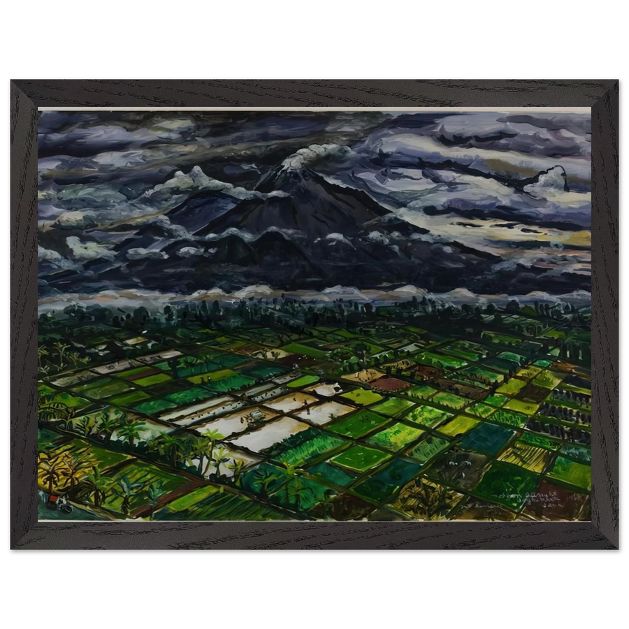 MT SEMERU JADKA KURA JAVA 1969 by Ivan Albright — Framed art print at Zephyeer