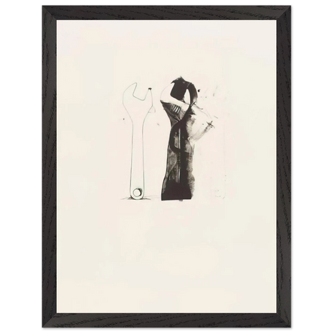 UNTITLED FROM TEN WINTER TOOLS 1973 5 by Jim Dine — Framed art print at Zephyeer