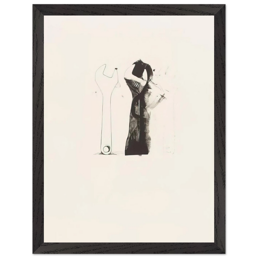 UNTITLED FROM TEN WINTER TOOLS 1973 5 by Jim Dine — Framed art print at Zephyeer