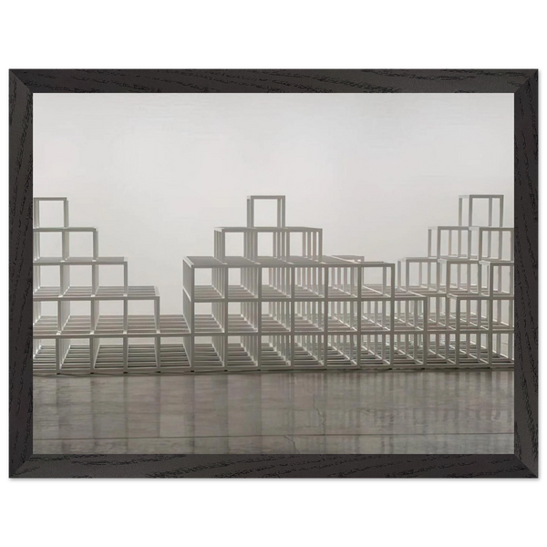 Structure with Three Towers by Sol LeWitt — Framed art print at Zephyeer
